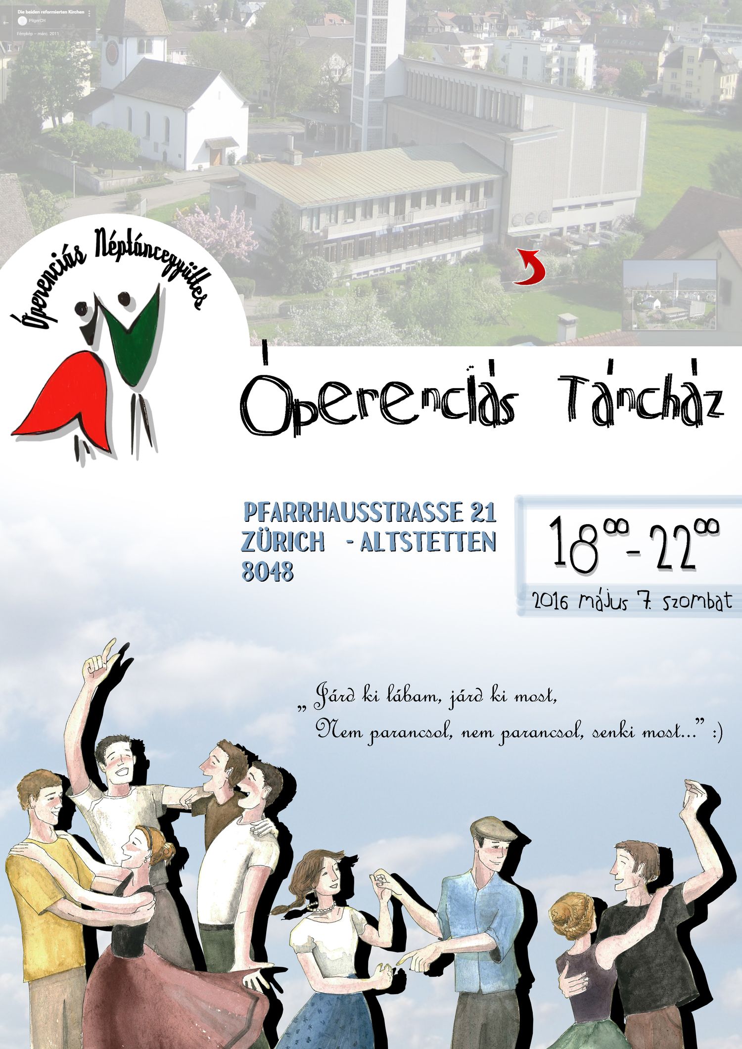 Óperenciás Táncház Zürichben a Táncház Napja alkalmából