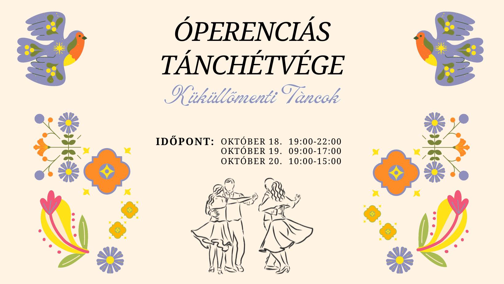Óperenciás Tánchétvége – Küküllőmenti táncok